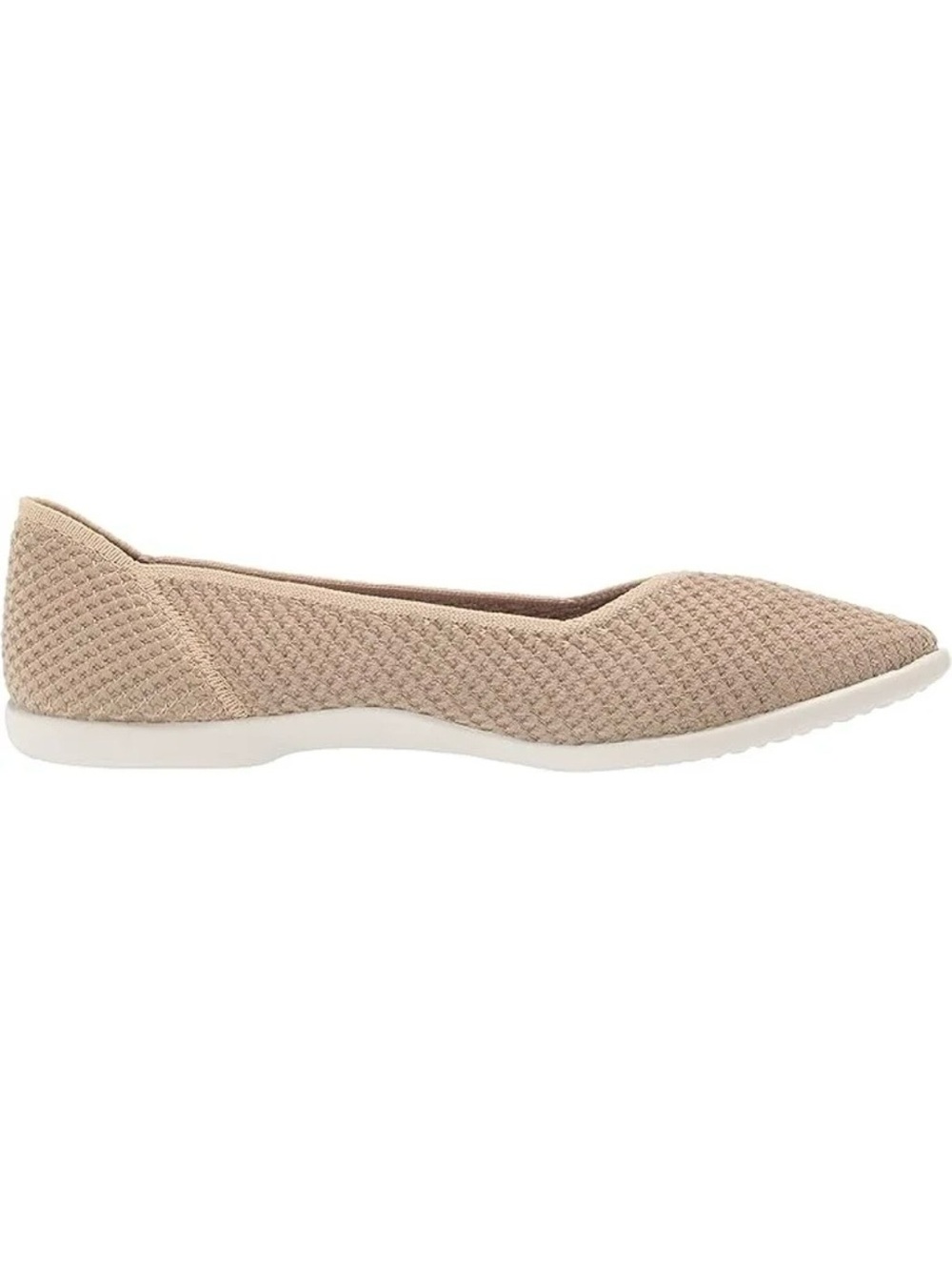 Cole Haan Women's Light Beige Pointed-Toe Woven Flats
